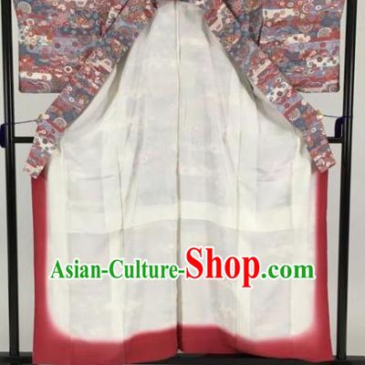 Japanese Ancient Palace Kimono Male Costume Traditional Wafuku Hakama Yukata Robe for Men