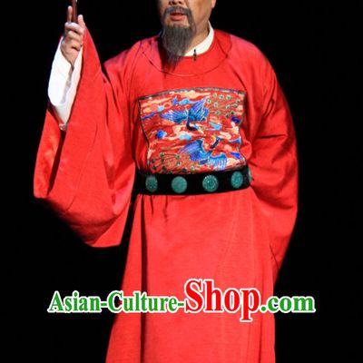 Ming Dynasty Prime Minister Zhang Juzheng Costumes and Hat Complete Set