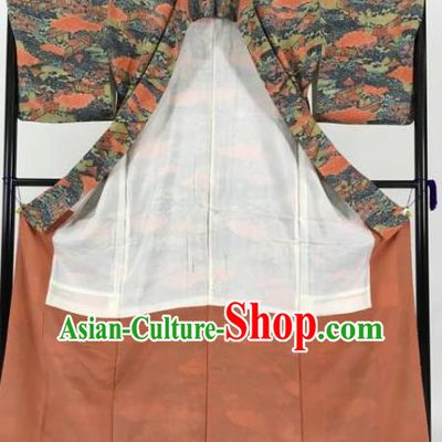 Japanese Samurai Palace Kimonos Traditional Wafuku Hakama Yukata Robe Costume for Men