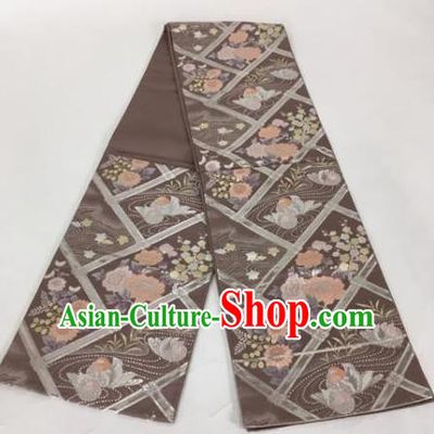 Japanese Traditional Kimono Belts Brocade Waist Accessories Ancient Yukata Waistband for Women