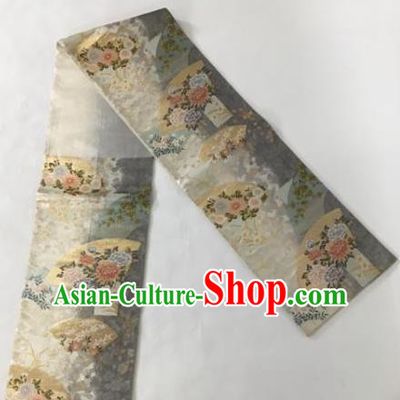 Japanese Traditional Kimono Belts Brocade Waist Accessories Ancient Yukata Waistband for Women