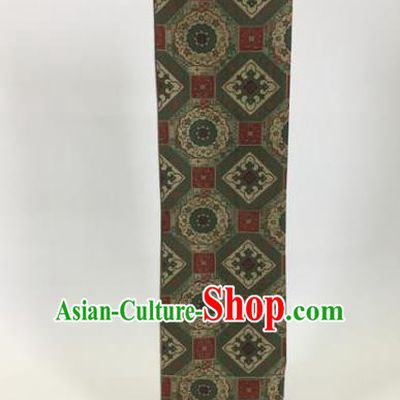 Japanese Traditional Kimono Brown Belts Courtesan Brocade Waist Accessories Ancient Yukata Waistband for Women
