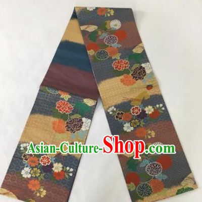 Japanese Traditional Kimono Yukata Dress Belts Courtesan Brocade Waistband for Women
