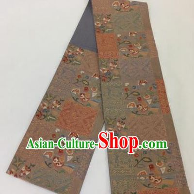 Japanese Traditional Kimono Yukata Dress Belts Courtesan Brocade Waistband for Women