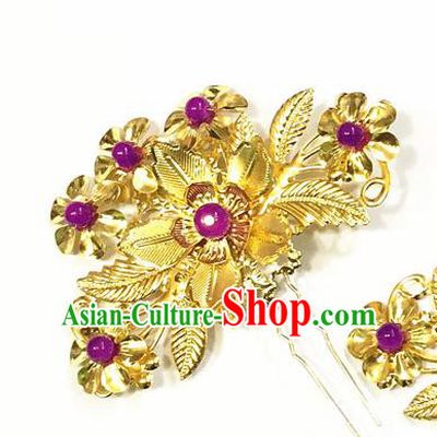 Asian Chinese Ancient Palace Lady Hair Accessories Hairpins for Women