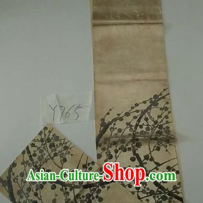Japanese Traditional Waistband Kimono Yukata Ink Painting Brocade Belts for Women