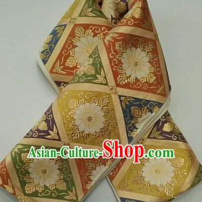 Japanese Traditional Waistband Kimono Yukata Golden Brocade Belts for Women