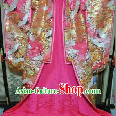 Ancient Japanese Wedding Garment Iromuji Furisode Kimonos Traditional Yukata Dress Costume for Women