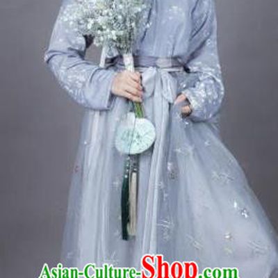 Chinese Ancient Embroidered Costume Traditional Princess Hanfu Dress for Women