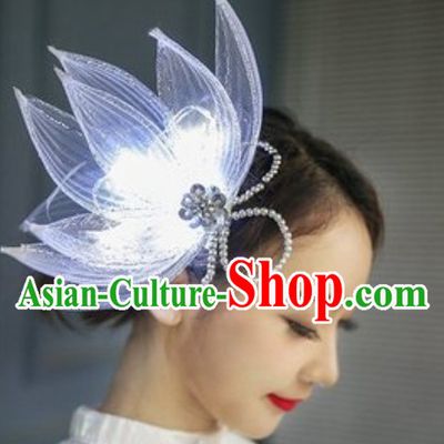 LED Lights Hair Accessories Heapieces