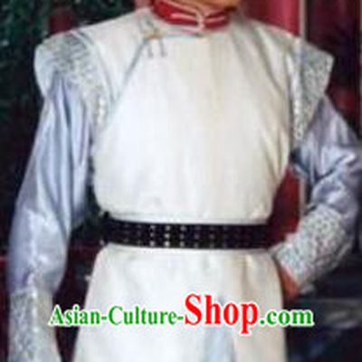 Chinese Traditional Historical Costume China Qing Dynasty Prince Regent Dorgon Embroidered Clothing