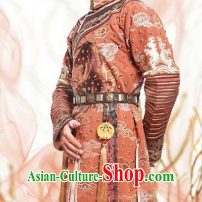 Chinese Traditional Historical Costume China Qing Dynasty Poet Nalan Rongruo Clothing