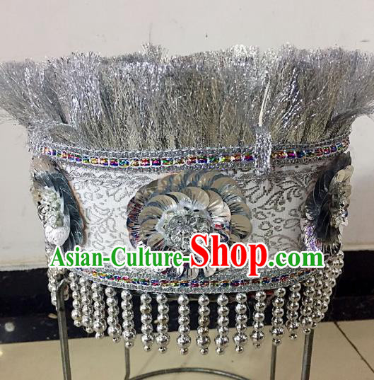Traditional Chinese Miao Nationality Dance Clothing Hmong Ethnic Minority Costumes and Headwear Traditional Chinese Miao Nationality Dance Clothing Hmong Ethnic Minority Costumes and Headwear