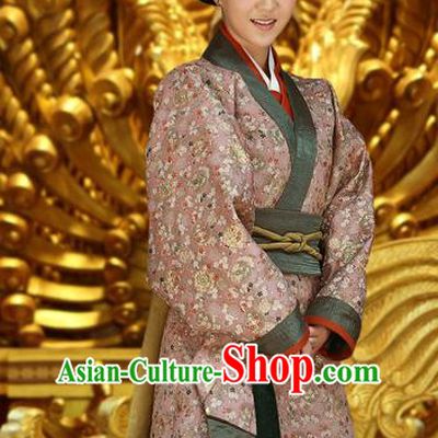 Ancient Chinese Han Dynasty Countess of Major General Wei Qing Hanfu Dress Replica Costume for Women