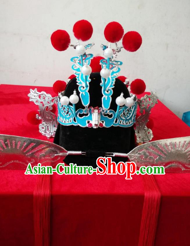 Traditional China Beijing Opera Costume Gifted Scholar Embroidered Robe and Hat Ancient Chinese Peking Opera Embroidery Clothing Traditional China Beijing Opera Costume Gifted Scholar Embroidered Robe and Hat Ancient Chinese Peking Opera Embroidery Clothing
