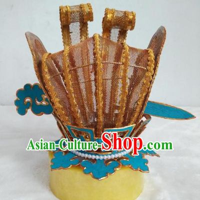 Traditional Chinese Beijing Opera Young Men Hair Crown Peking Opera Niche Headwear