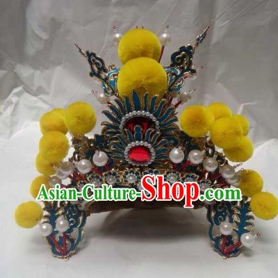 Traditional Chinese Beijing Opera Niche Hats Peking Opera Prince Headwear