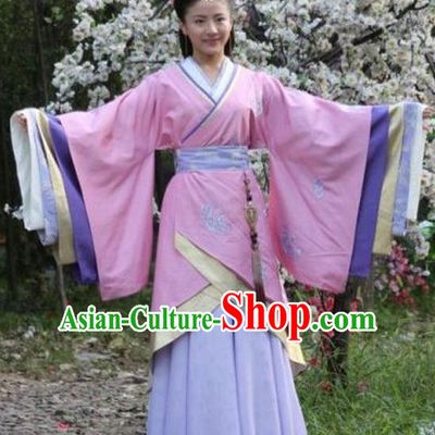 Chinese Han Dynasty Empress Chen A-jiao Hanfu Dress Ancient Queen Embroidered Replica Costume for Women