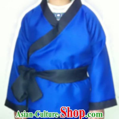Ancient Chinese Farmer Costumes and Hat Complete Set for Kids