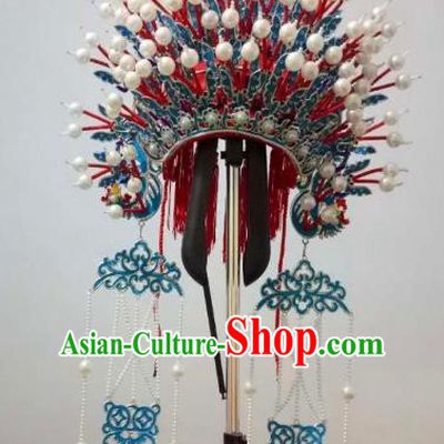 Chinese Traditional Beijing Opera Diva Hair Accessories Peking Opera Imperial Consort Phoenix Coronet Headwear