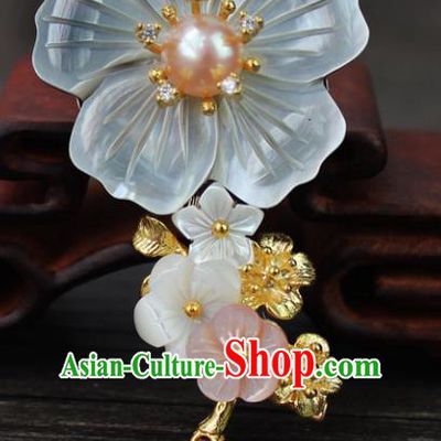 Chinese Ancient Handmade Breastpin Accessories Flower Brooch for Women