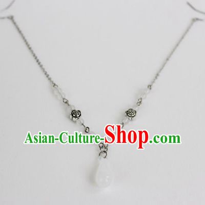 Chinese Ancient Handmade Hair Accessories Tassel Frontlet Hair Clasp for Women