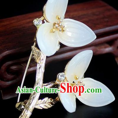 Chinese Ancient Handmade Brooch Accessories Flowers Breastpin for Women