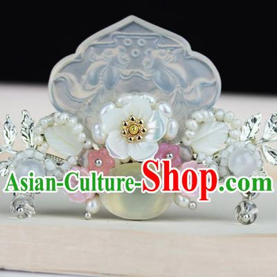 Chinese Ancient Handmade Hair Accessories Jade Hair Stick Hairpins for Women