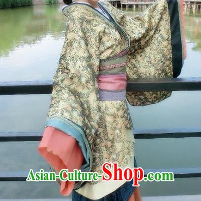 Chinese Han Dynasty Imperial Concubine Traditional Replica Costume Ancient Palace Lady Hanfu Dress for Women