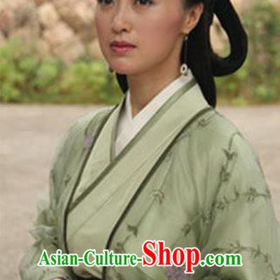 Ancient Traditional Chinese Han Dynasty Empress Dowager Bu Replica Costume Queen Mother of Liu Heng Hanfu Dress for Women