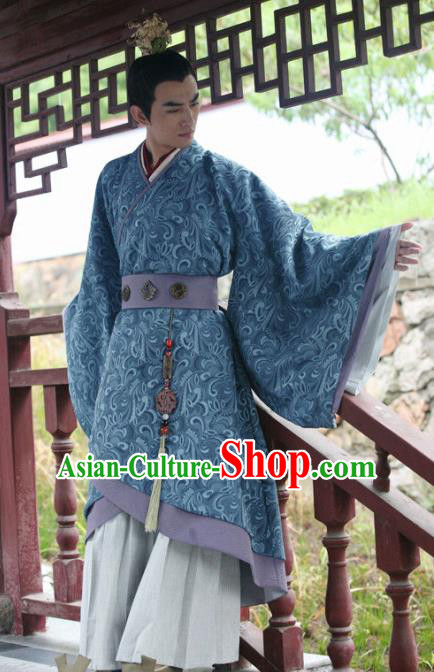 Traditional Chinese Ancient Costume Chu and Han Dynasties Hanfu Clothing