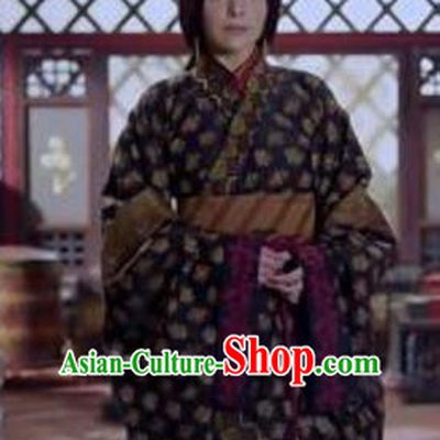 Ancient Traditional Chinese Eastern Han Dynasty Dowager Guo Zhu Hanfu Dress Replica Costume for Women