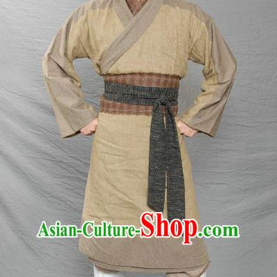 Traditional Ancient Chinese Three Kingdoms Livehand Replica Costume for Men