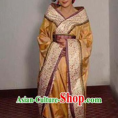 Ancient Traditional Chinese Han Dynasty Imperial Concubine Fu Hanfu Dress Replica Costume for Women