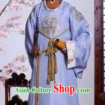 Traditional Ancient Chinese Han Dynasty Nobility Childe Kou Feng Replica Costume for Men