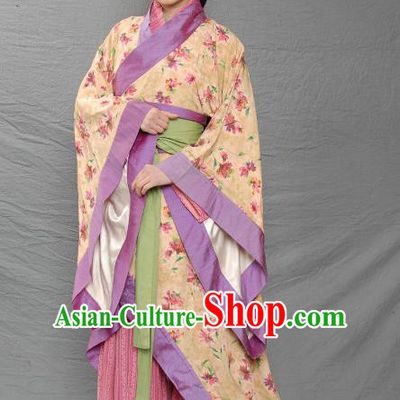 Ancient Chinese Three Kingdoms Period Nobility Lady Hanfu Dress Replica Costume for Women