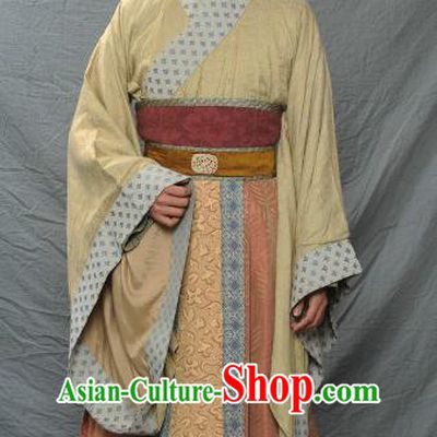 Traditional Ancient Chinese Three Kingdoms Period Nobility Childe Replica Costume for Men