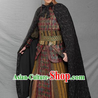 Traditional Chinese Three Kingdoms Period Feudal Provincial Liu Cong Replica Costume for Men