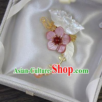Chinese Ancient Handmade Accessories Butterfly Flowers Brooch for Women