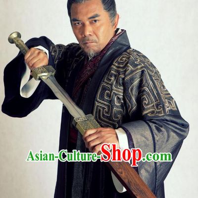 Traditional Chinese Wei and Jin Dynasties Grand Commandant Sima Kui Replica Costume for Men
