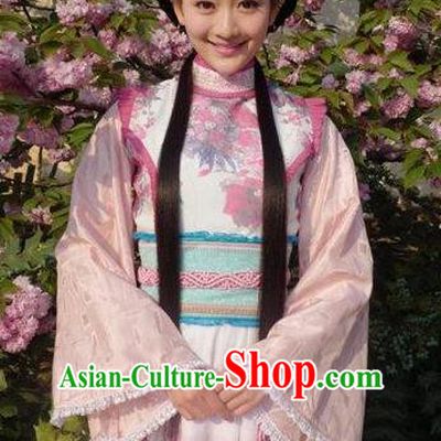 Chinese Ancient Wei and Jin Dynasties Princess Embroidered Hanfu Dress Replica Costume for Women