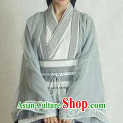 Chinese Ancient Wei and Jin Dynasties Female Physician Hanfu Dress Replica Costume for Women