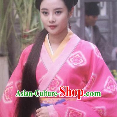 Chinese Ancient Wei and Jin Dynasties Nobility Lady Hanfu Dress Replica Costume for Women