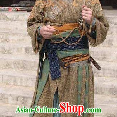 Chinese Ancient Tang Dynasty Swordsman General Li Jing Replica Costume for Men