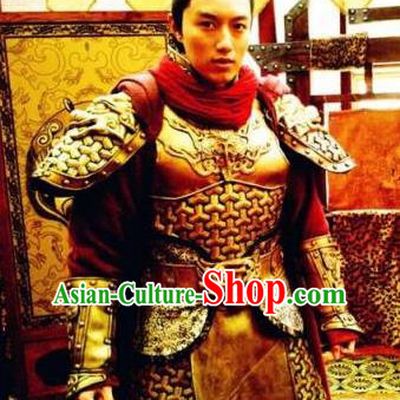 Chinese Ancient Sui Dynasty Minister General Yuwen Chenglong Replica Costume for Men
