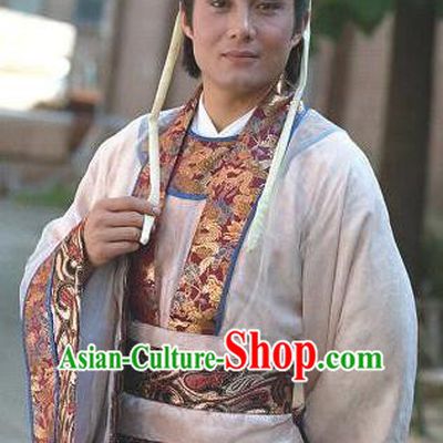 Chinese Ancient Tang Dynasty Prince Li Jiancheng Replica Costume for Men