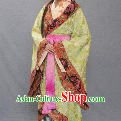 Ancient Chinese Warring States Period Qi Kingdom Princess Consort Hanfu Dress Palace Lady Replica Costume for Women
