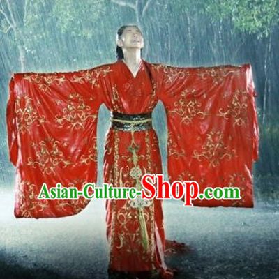Chinese Ancient Warring States Period Princess Jinshu Hanfu Dress Wedding Replica Costume for Women