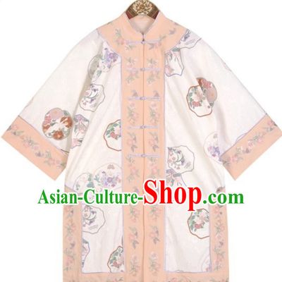 Top Crouching Tiger Hidden Dragon Style Tai Chi Kongfu Taiji Long Blouse