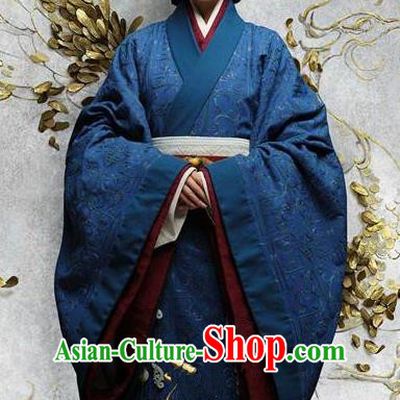 Chinese Ancient Han Dynasty Emperor Xian Empress Fu Shou Hanfu Dress Replica Costume for Women